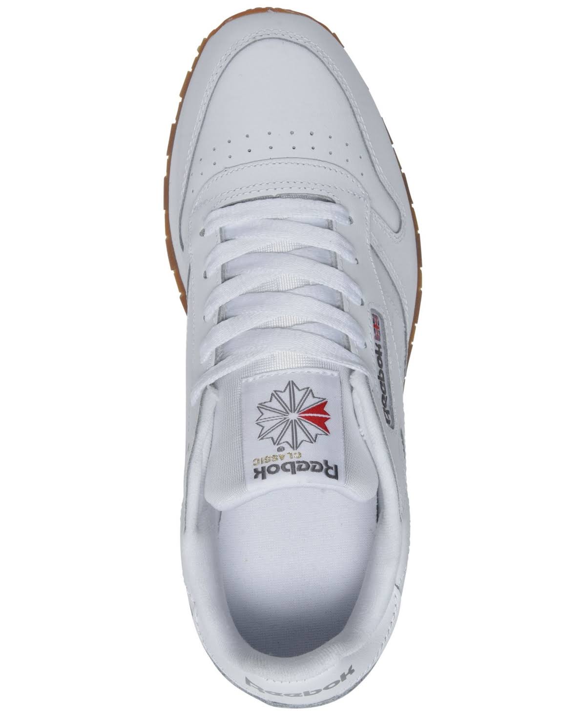 White Gum Leather Kids Shoes F300