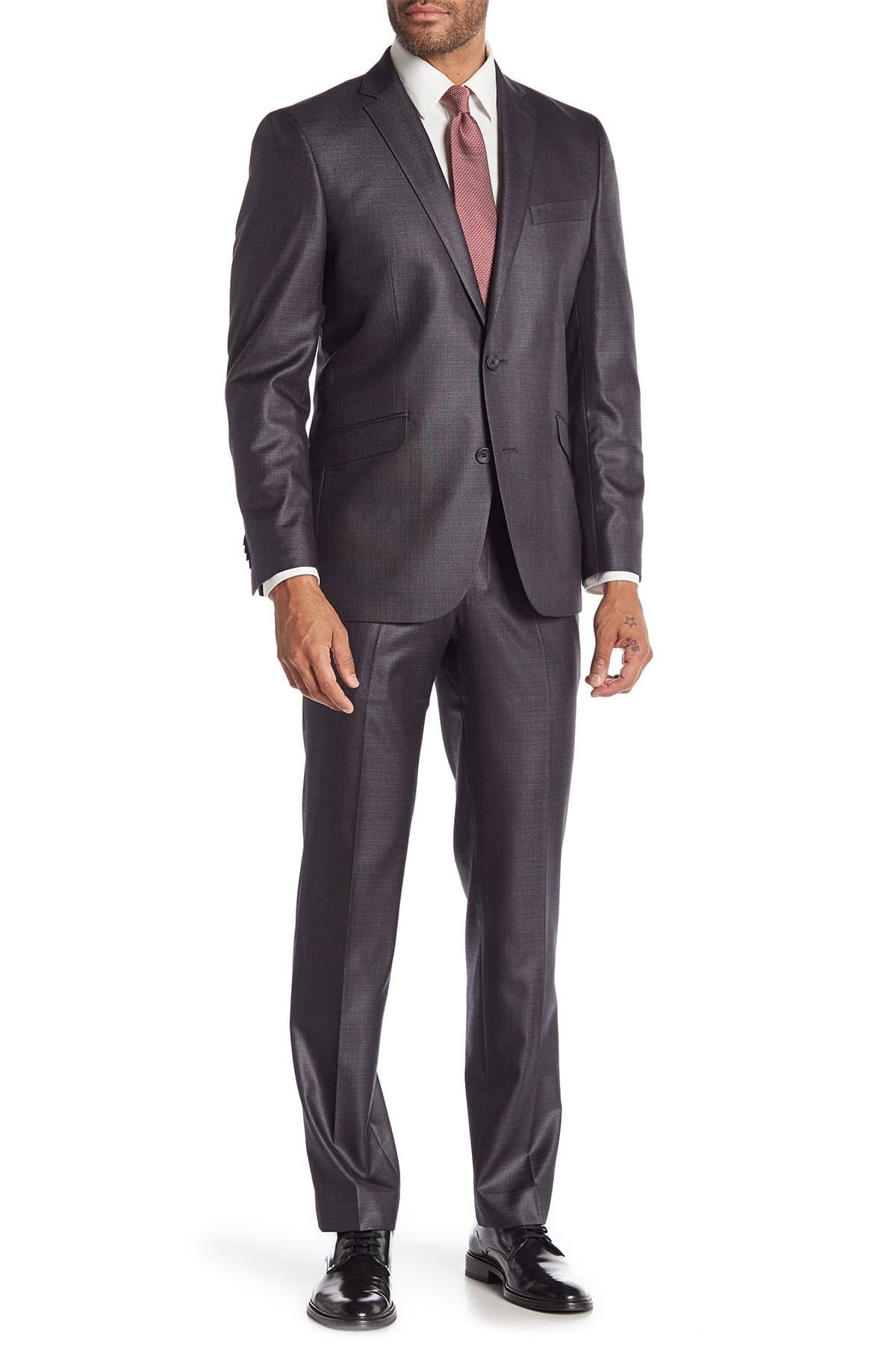 Slim-Fit Suit Gray 40r Q655188