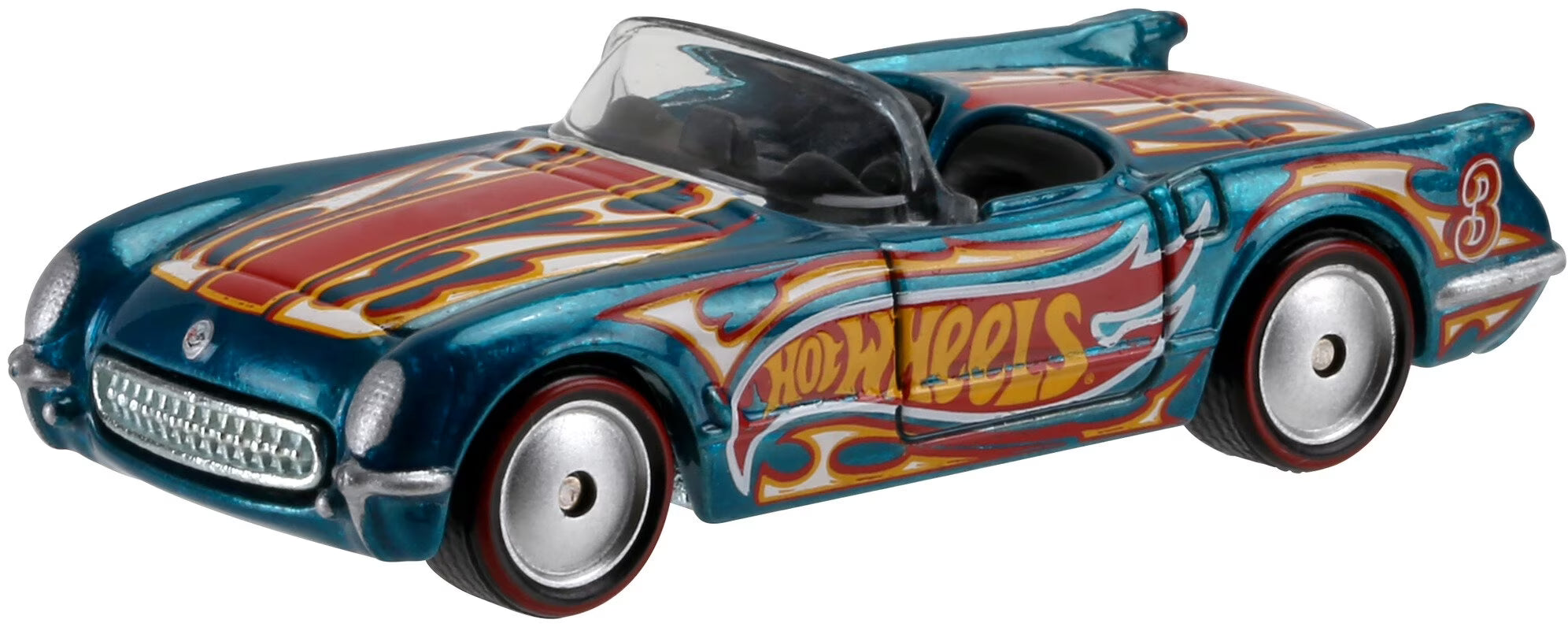 '55 Chevy Corvette Metal Car W654