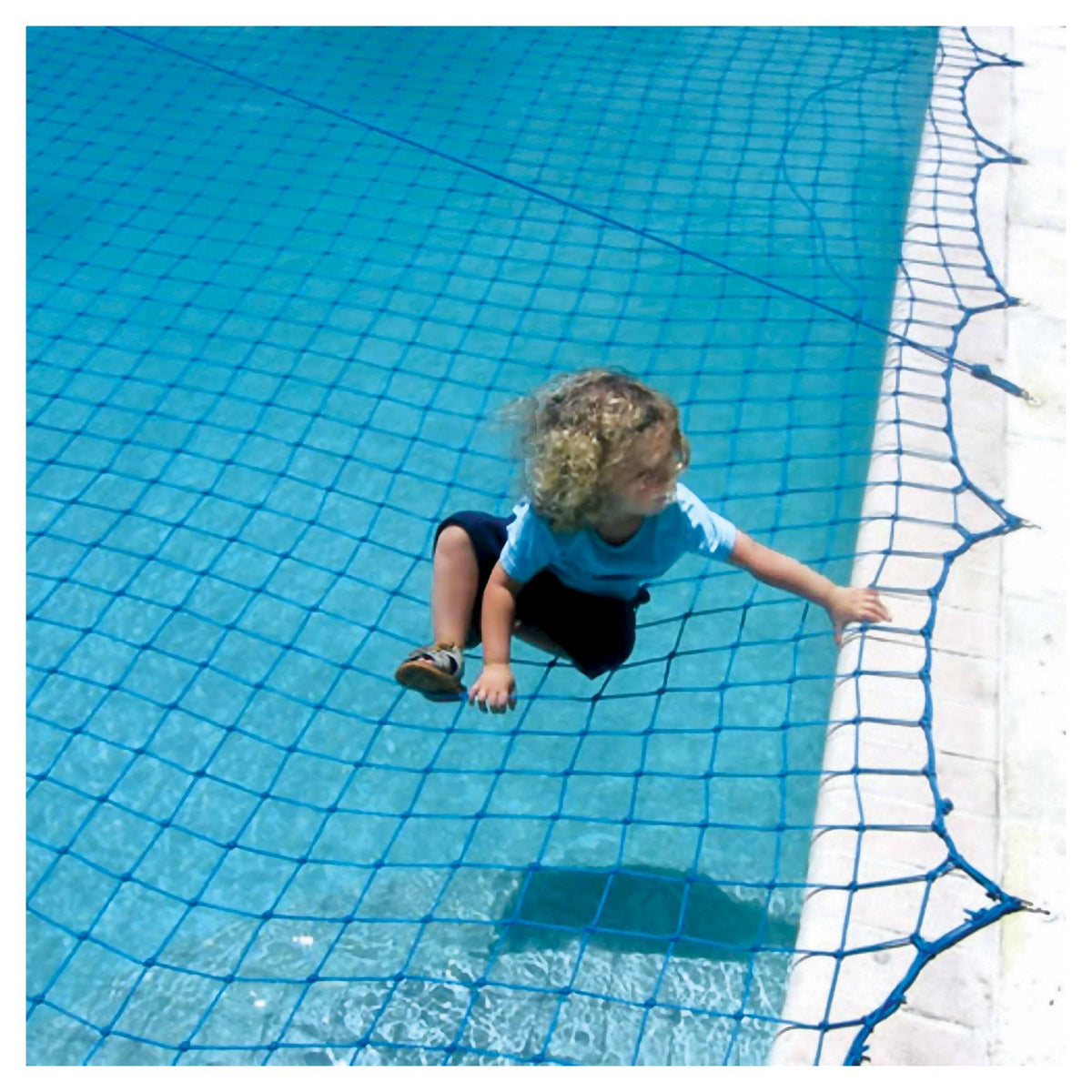 Pool Safety Net, 26 x 40 ft., Blue C4022
