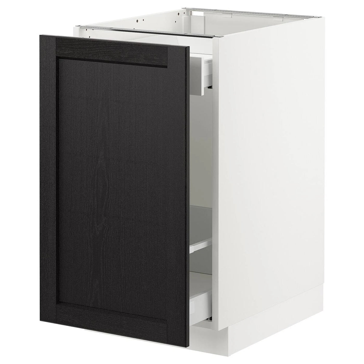 White Base Cabinet with 1 Door U419