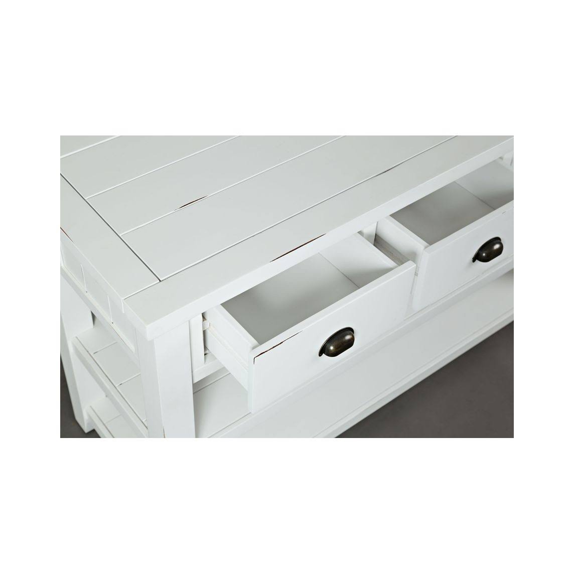 Weathered White Sofa Table N7284