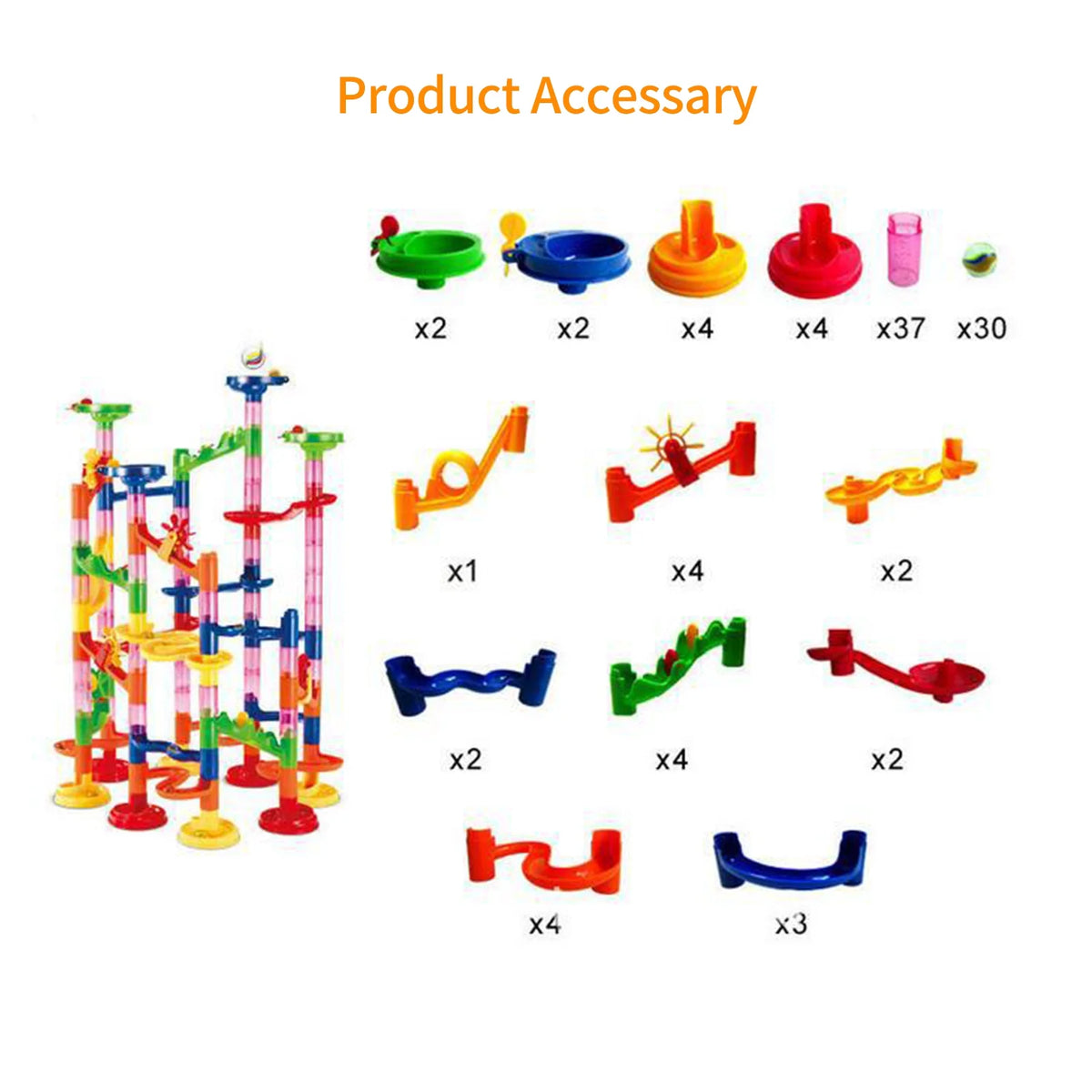 105 Piece Marble Run Track Building Set P4765