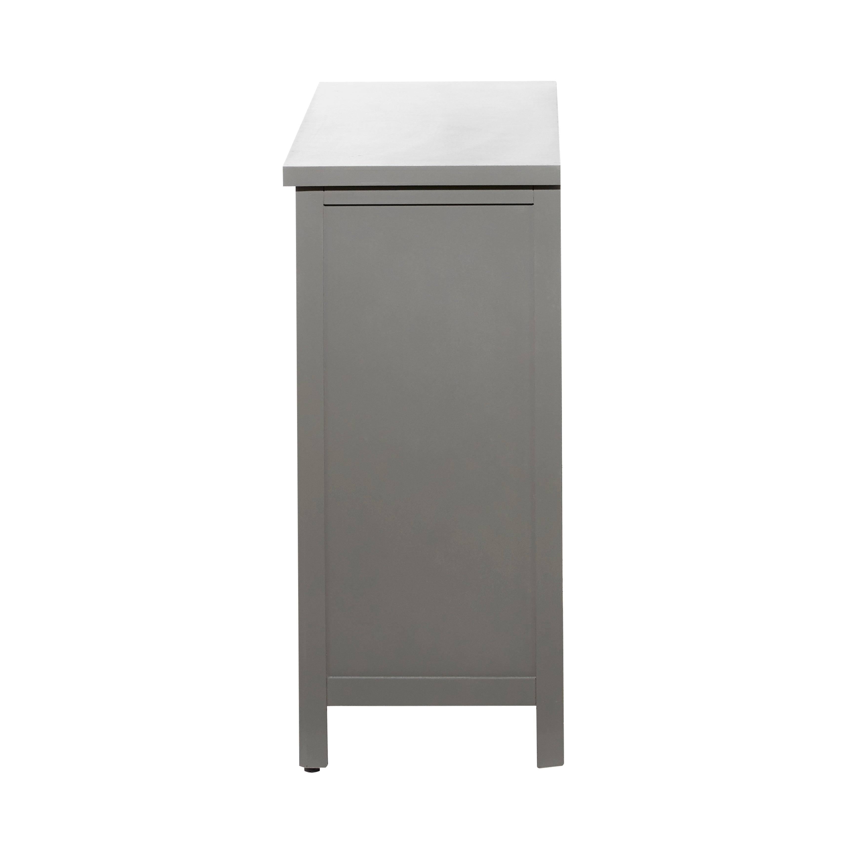 Grey Wood Cabinet L3051