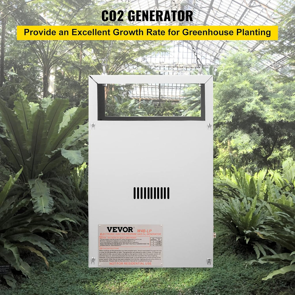 CO2 Generator with 4 Brass Burner, 11178 BTU/Hr, Built-In Electronic Ignition H242535