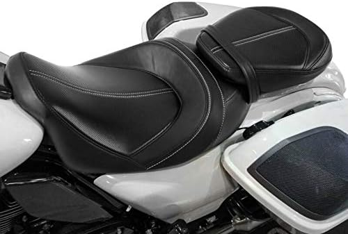 Leather Two Up Seat for Harley Road King Road Glide Street Glide Electra Glide Ultra Classic 2009-2022 B2547