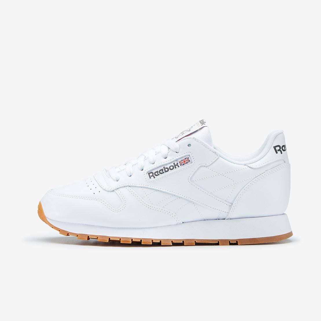 White Gum Leather Kids Shoes F300