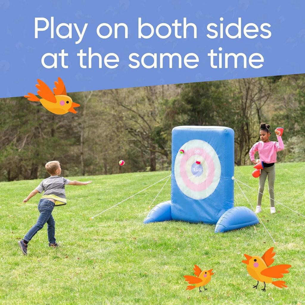 Inflatable Axe-Throwing and Ball-Toss Target Game K739