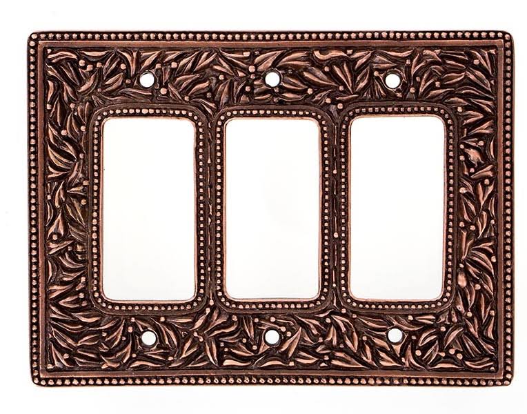 Antique Brass Wall Plate Q11868