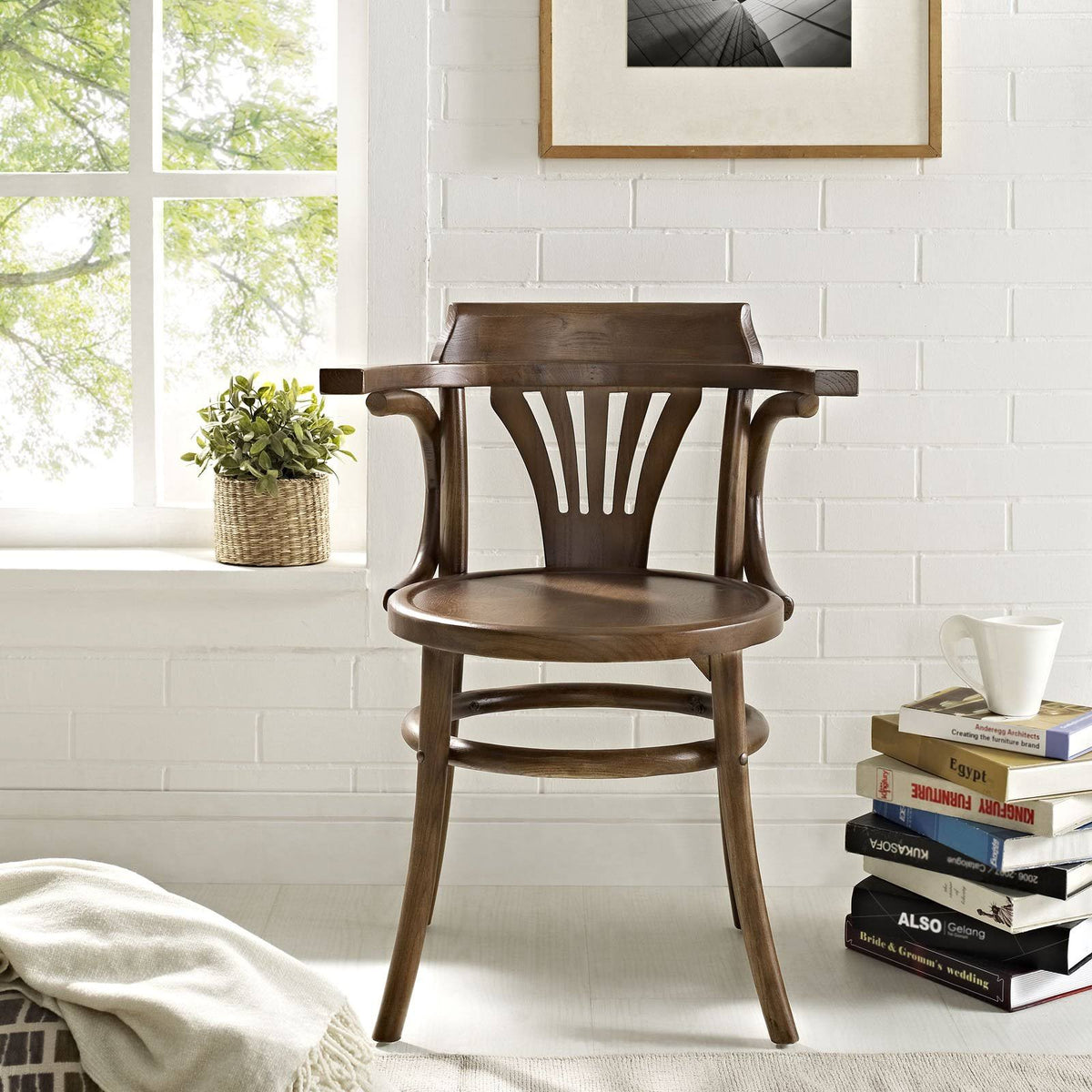 Walnut Dining Side Chair W65094