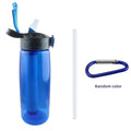 Blue Tritan Travel Bottle with Filter Lockable Lid B101882