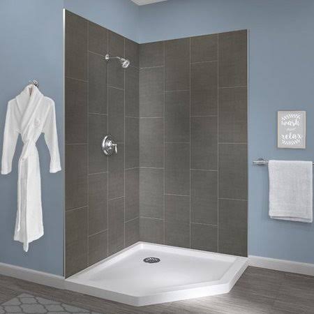 Two Panel Neo-Angle Shower Wall Z31067