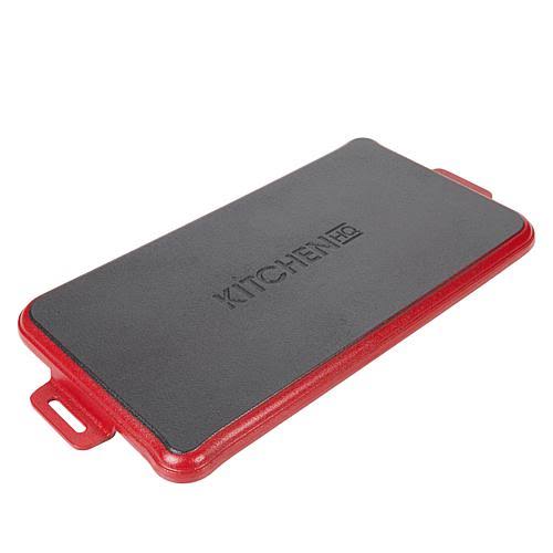 Red Nonstick Cast Iron Griddle B17729
