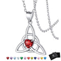 Celtic Knot Heart Necklace 925 Sterling Silver C517