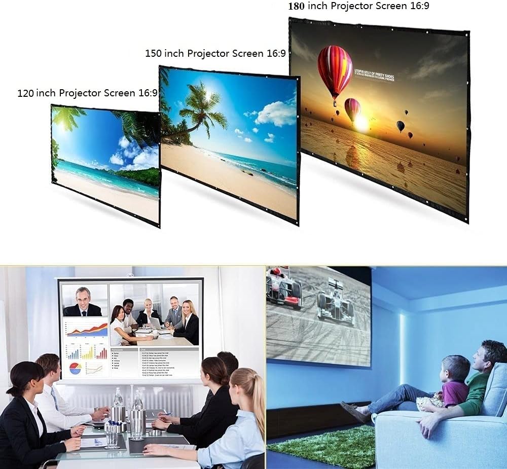 180 Inch 16:9 Portable Folding Projector Screen I282236