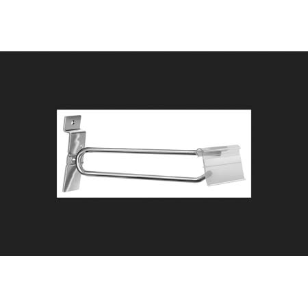 6 x 2 x 3 in. Scan Hook, Satin u0026 Silver O7257