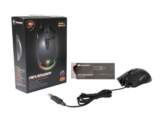Wired USB Optical Gaming Mouse 12000 dpi Black N333557