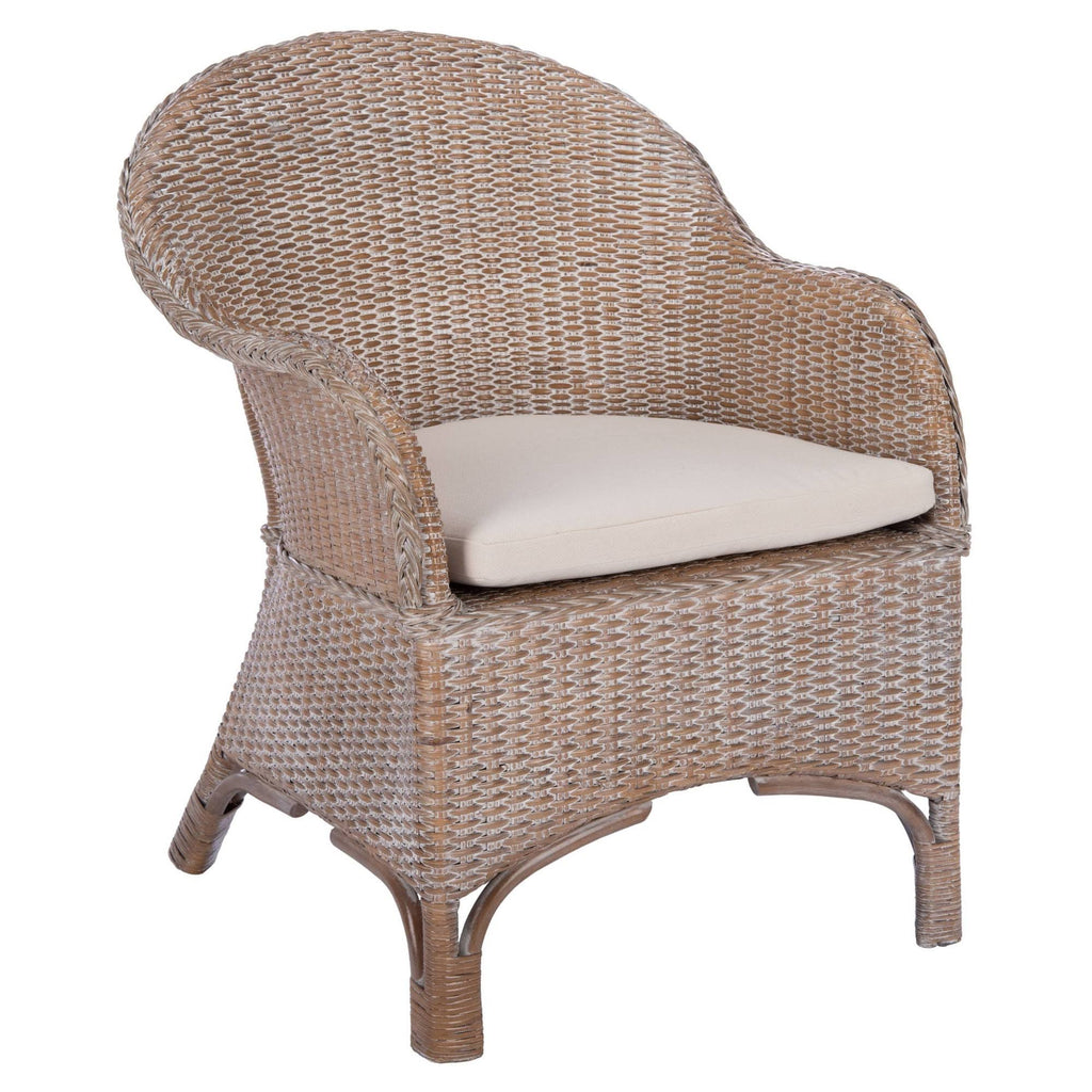 Gray White Accent Chair G614