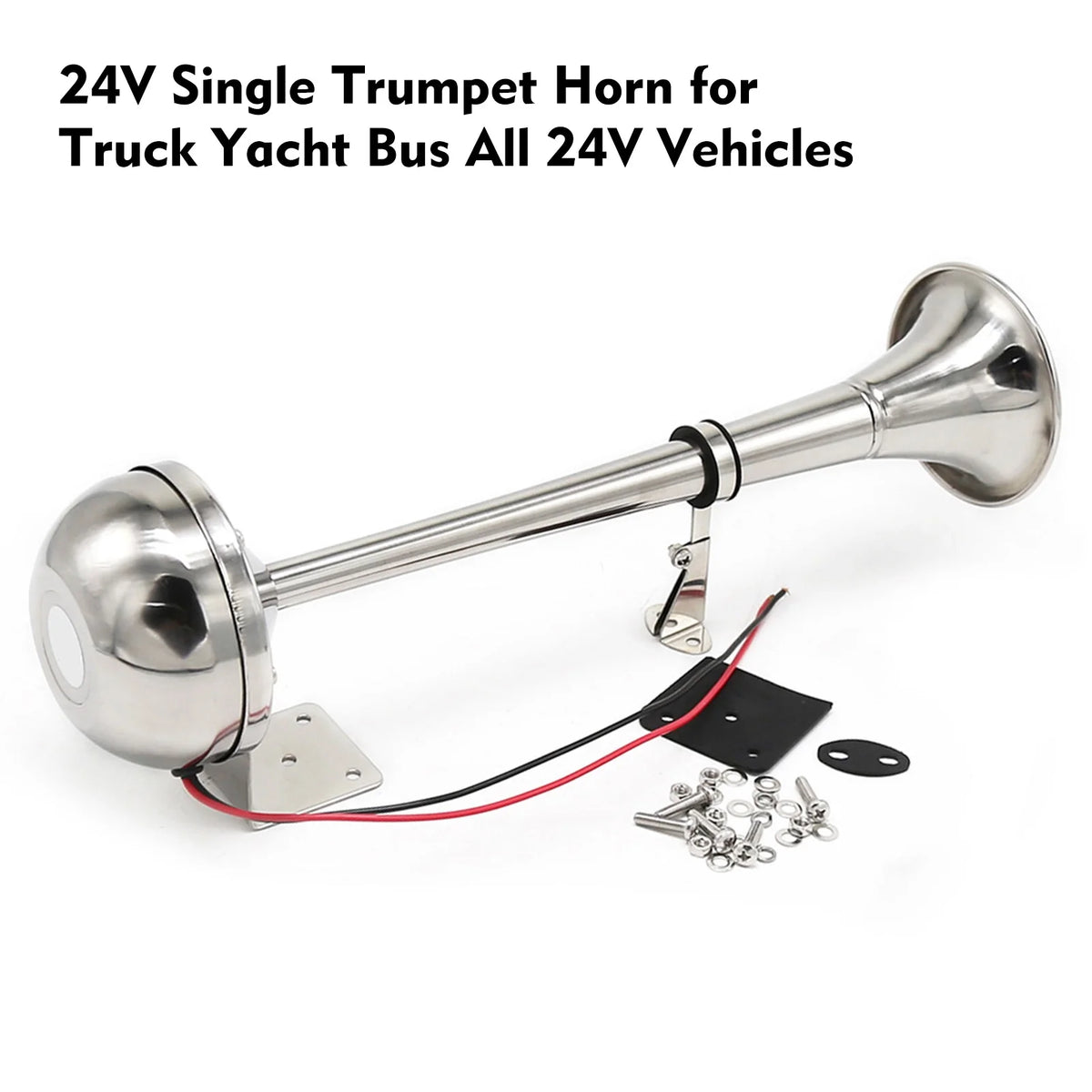 24V 125dB Electric Air Horn for Truck Yacht Bus N79981
