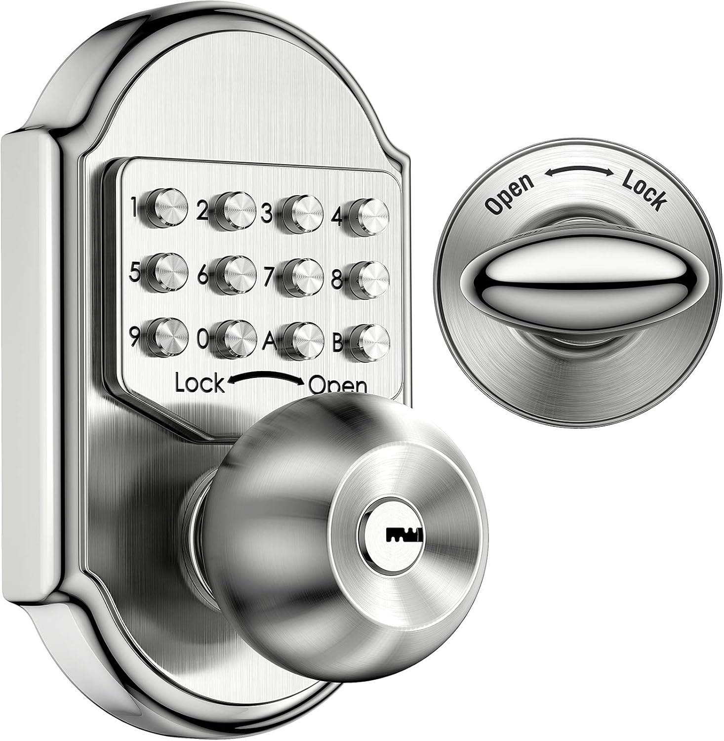 Keyless Deadbolt Lock Stainless Steel 304 Pack of 2 D87522