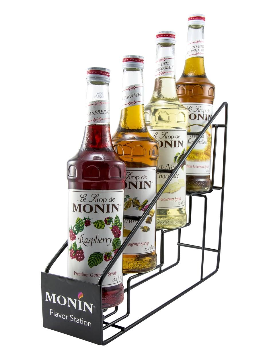 4 Bottle Wire Rack Display V813
