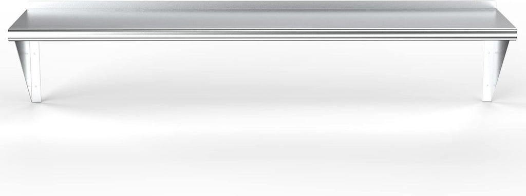 14" X 60" Stainless Steel Wall Shelf H7329
