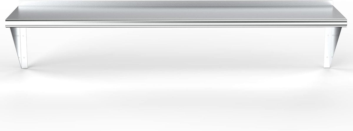 14" X 60" Stainless Steel Wall Shelf H7329
