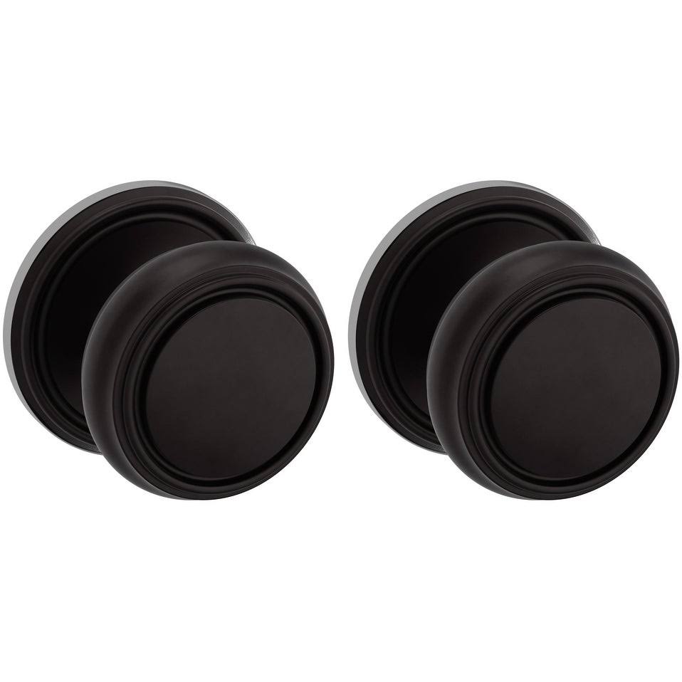 Satin Nickel Passage Set Knob Z2439