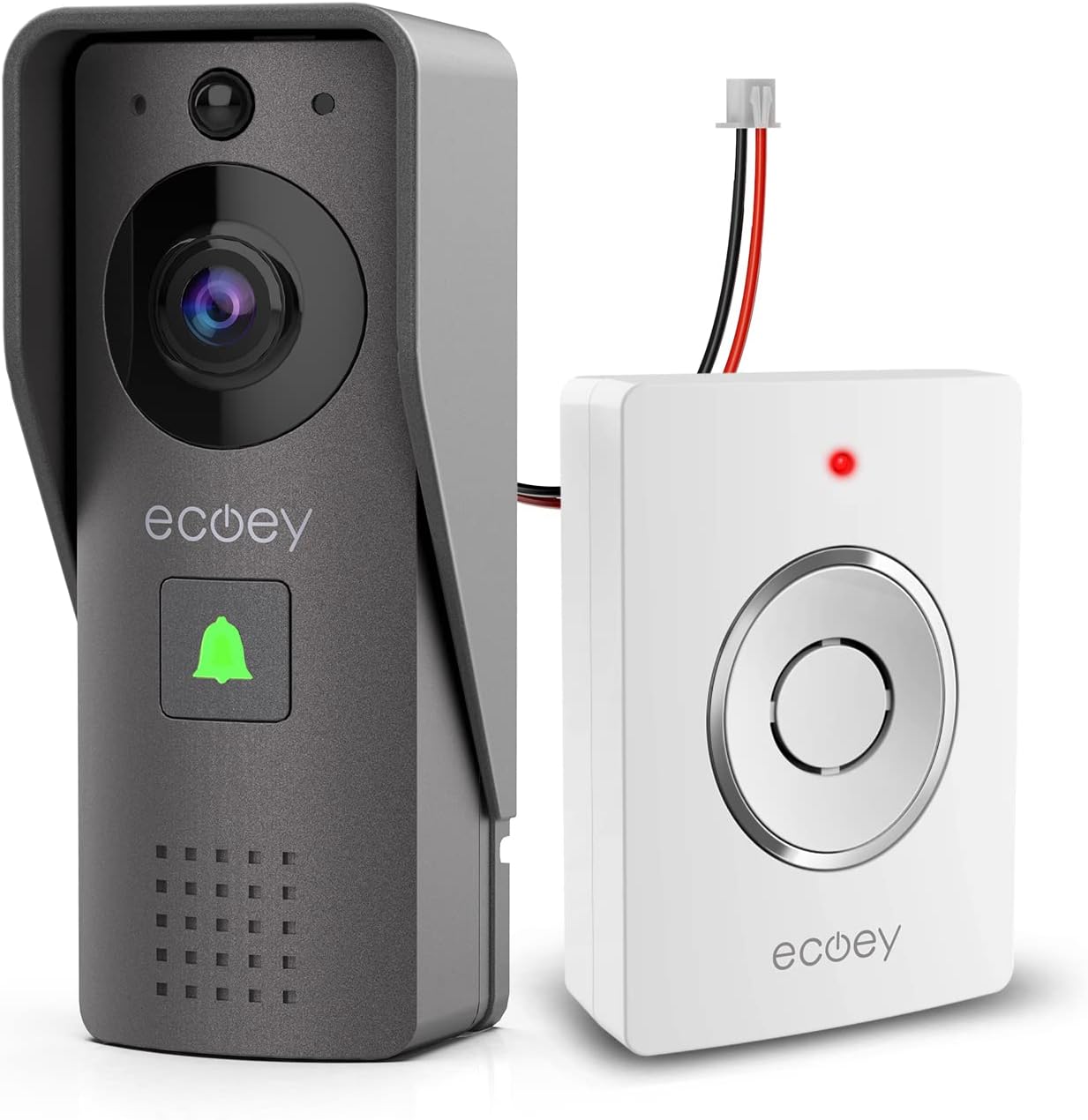Video Doorbell Camera with Two-Way Audio, 1080P HD, PIR Motion Detection G1382