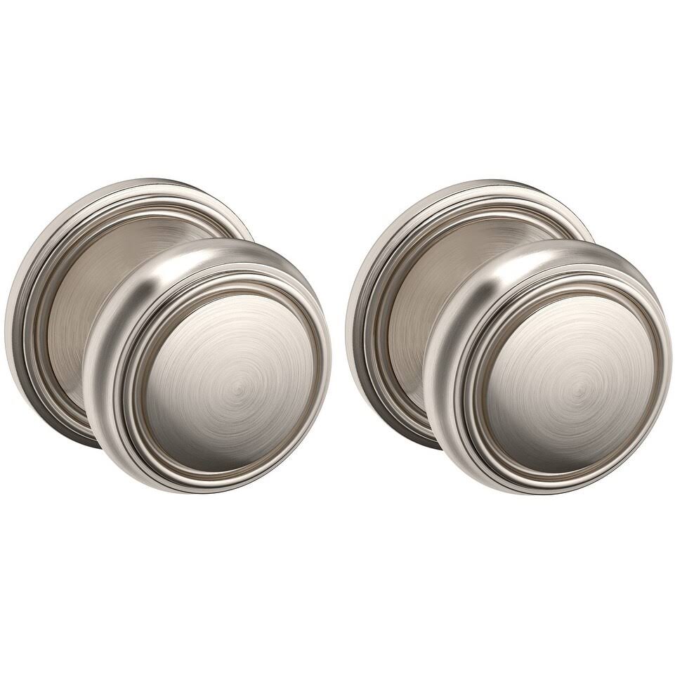Satin Nickel Passage Set Knob Z2439