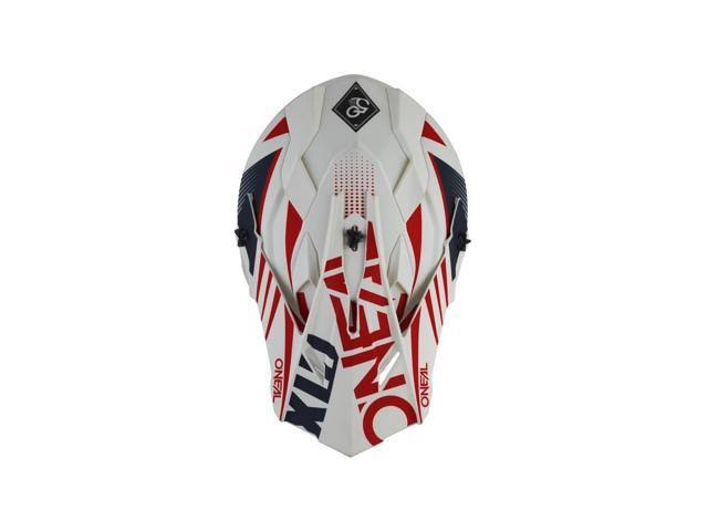 White/Blue/Red Racing Helmet P69683