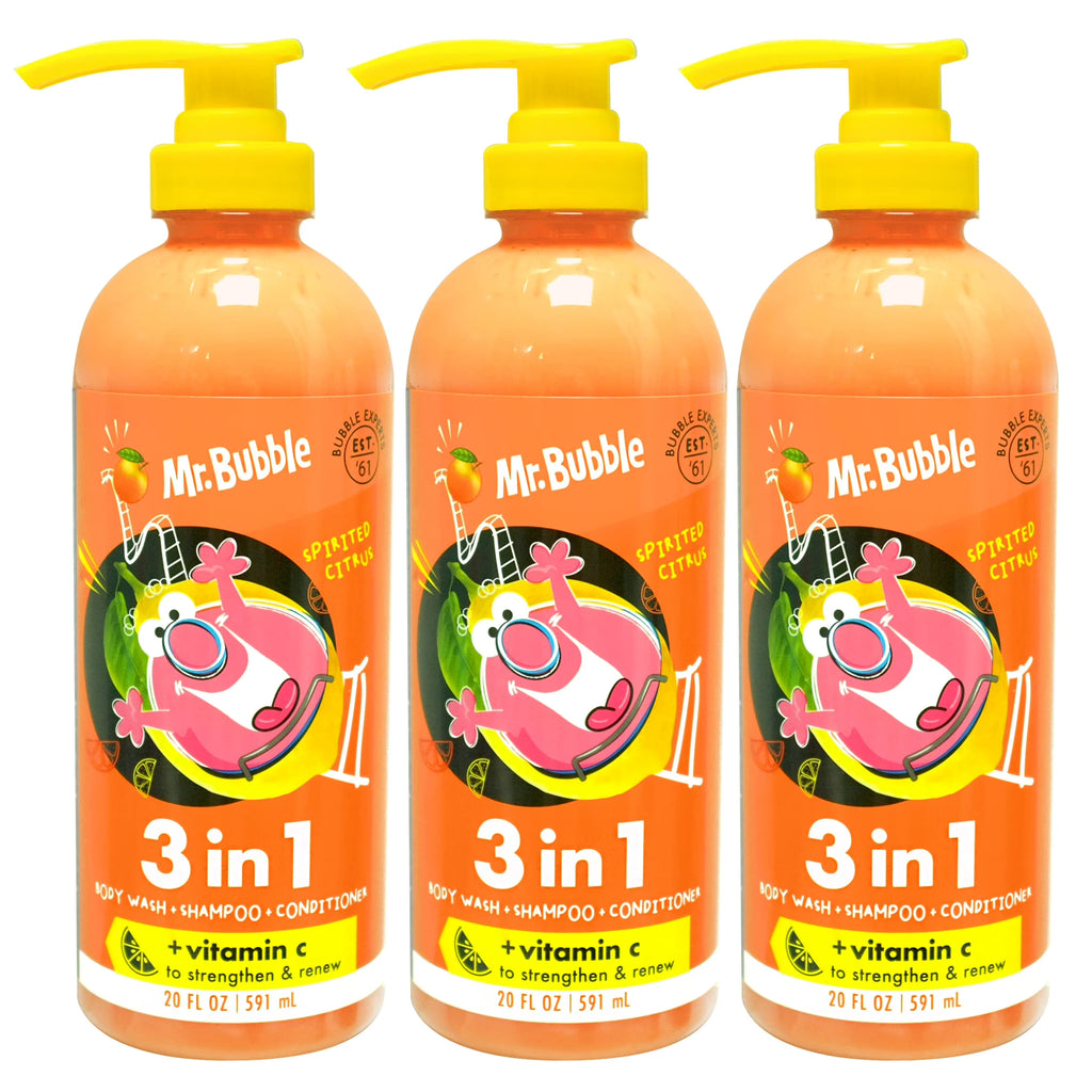 3-in-1 Body Wash, Shampoo & Conditioner 3-Pack I856