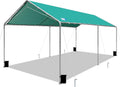 Green 10 X 20 Ft Carport N112036
