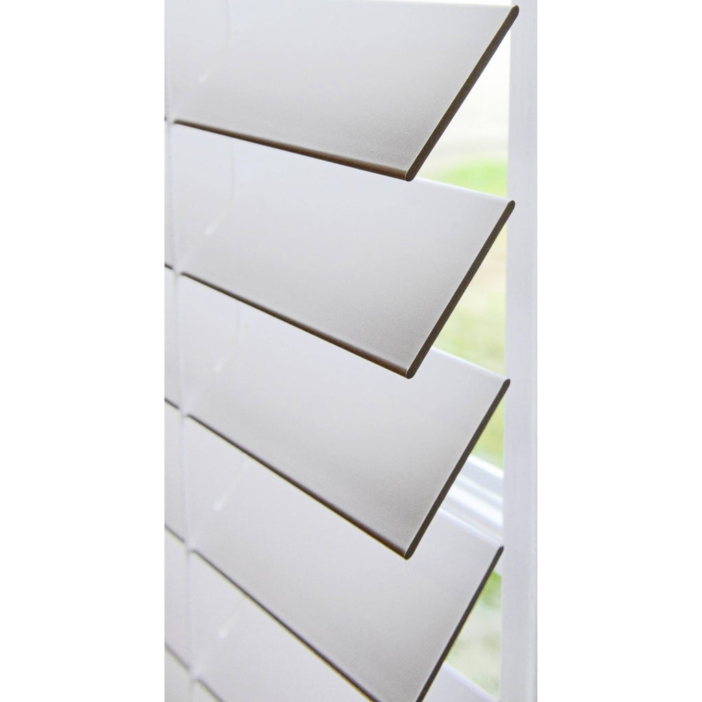 White Faux Wood Blinds C31892