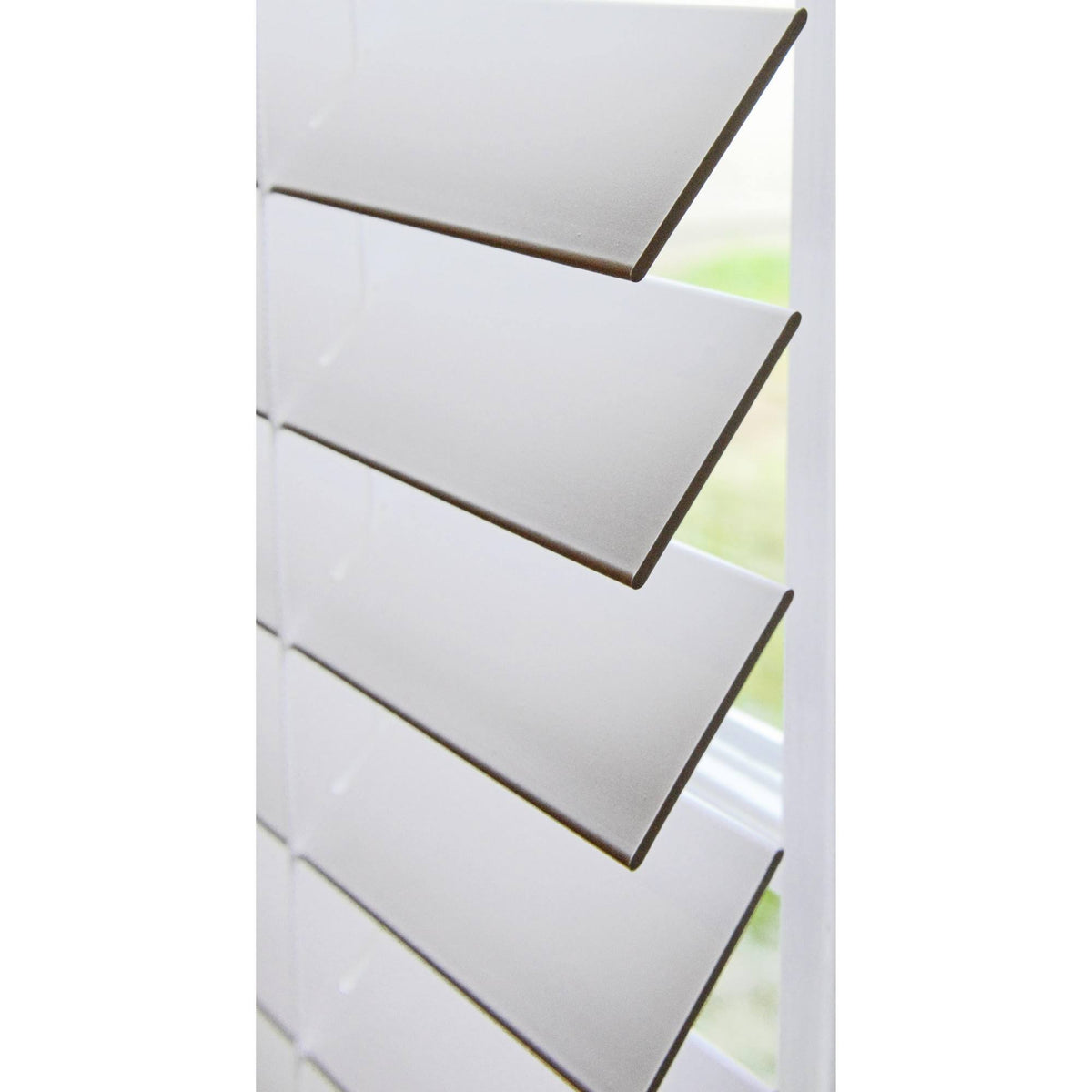 White Faux Wood Blinds C31892