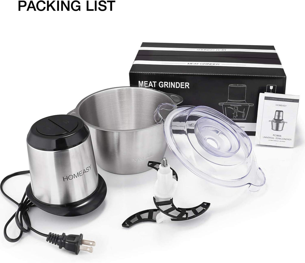 Stainless Steel Food Processor 2L 350W 8 Cups M5837