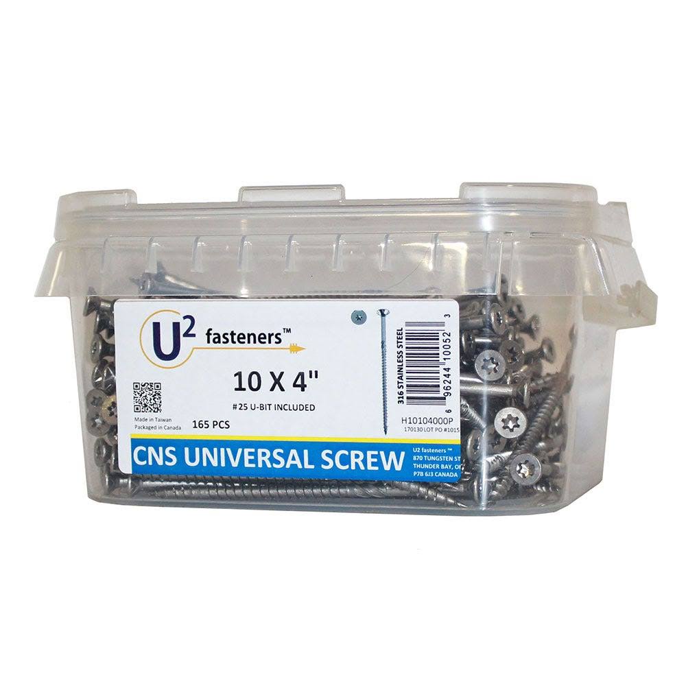 #10 x 4x22 Stainless Steel Universal Screws S697