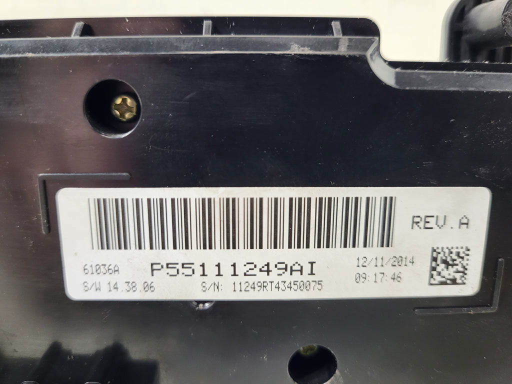 Manual AC Heat Temperature Control Unit for Dodge Caravan I389087
