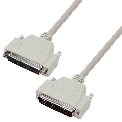 Deluxe Molded D-Sub Cable, DB50 Male / Female, 50.0 ft F823