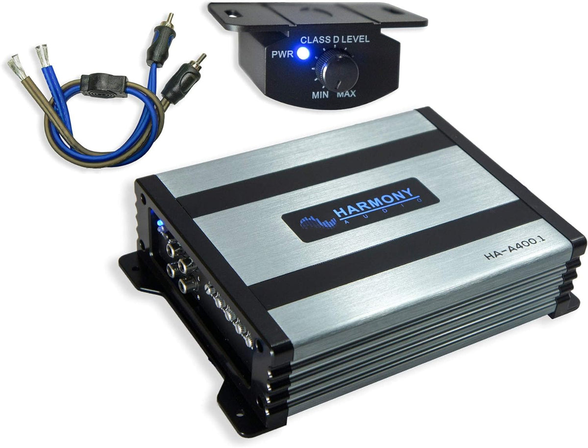 12" Loaded Square Thin Sub Box with Amplifier and Amp Install Kit N960381
