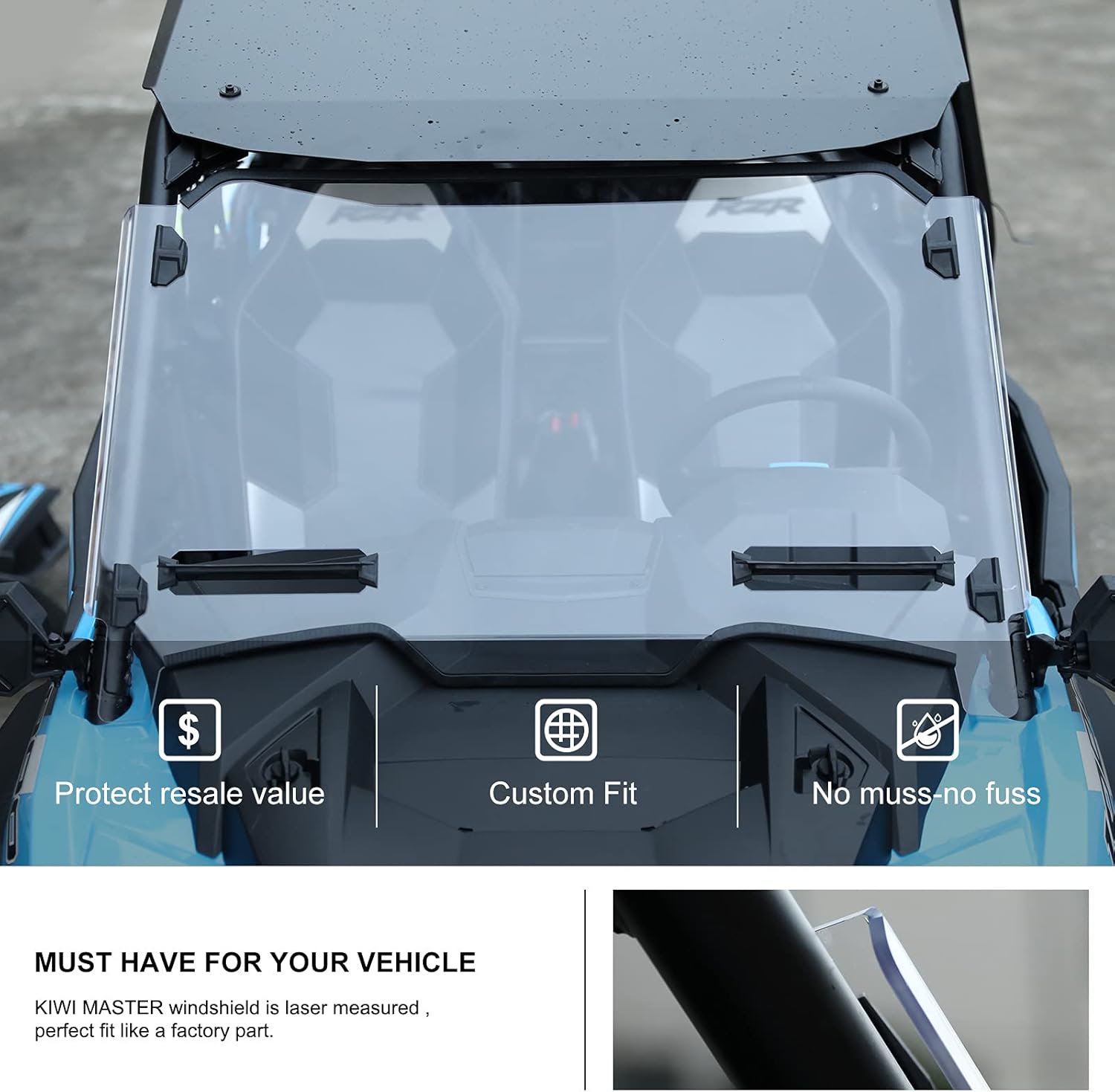 Heavy Duty Full Windshield Scratch Resistant L561