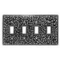 Antique Nickel Wall Plate I66035