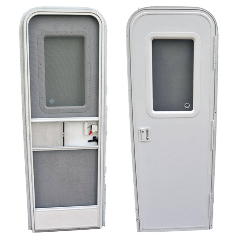 White Radius Entrance Door T559