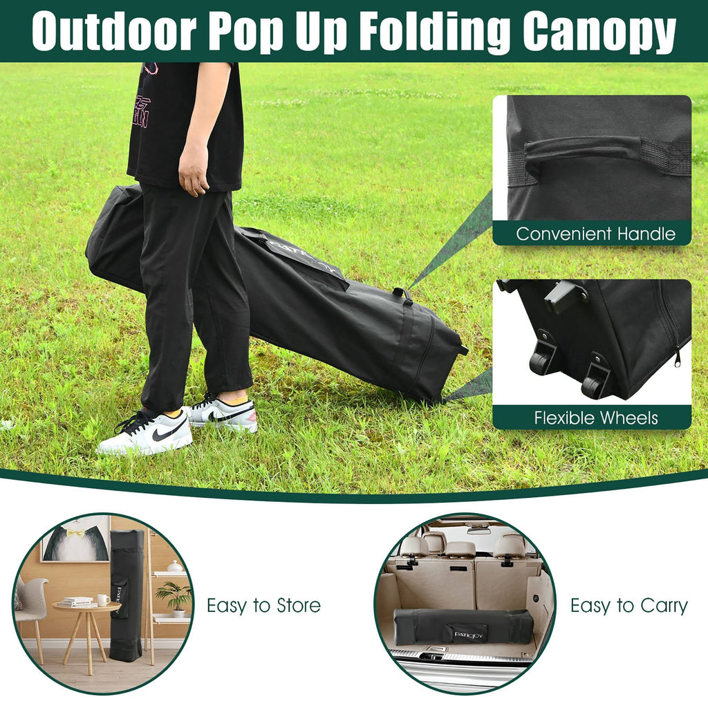 Green Gazebo Canopy Shelter Tent E9673
