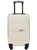 Bone White 20" Hardside Rolling Carry-on Luggage B103