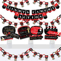Red Carpet Hollywood Banner and Photo Booth Decorations Party Supplies Kit P92424