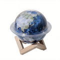 Galaxy Humidifier With Colorful Lights USB Humidifier Large Spray Night Light Q19443