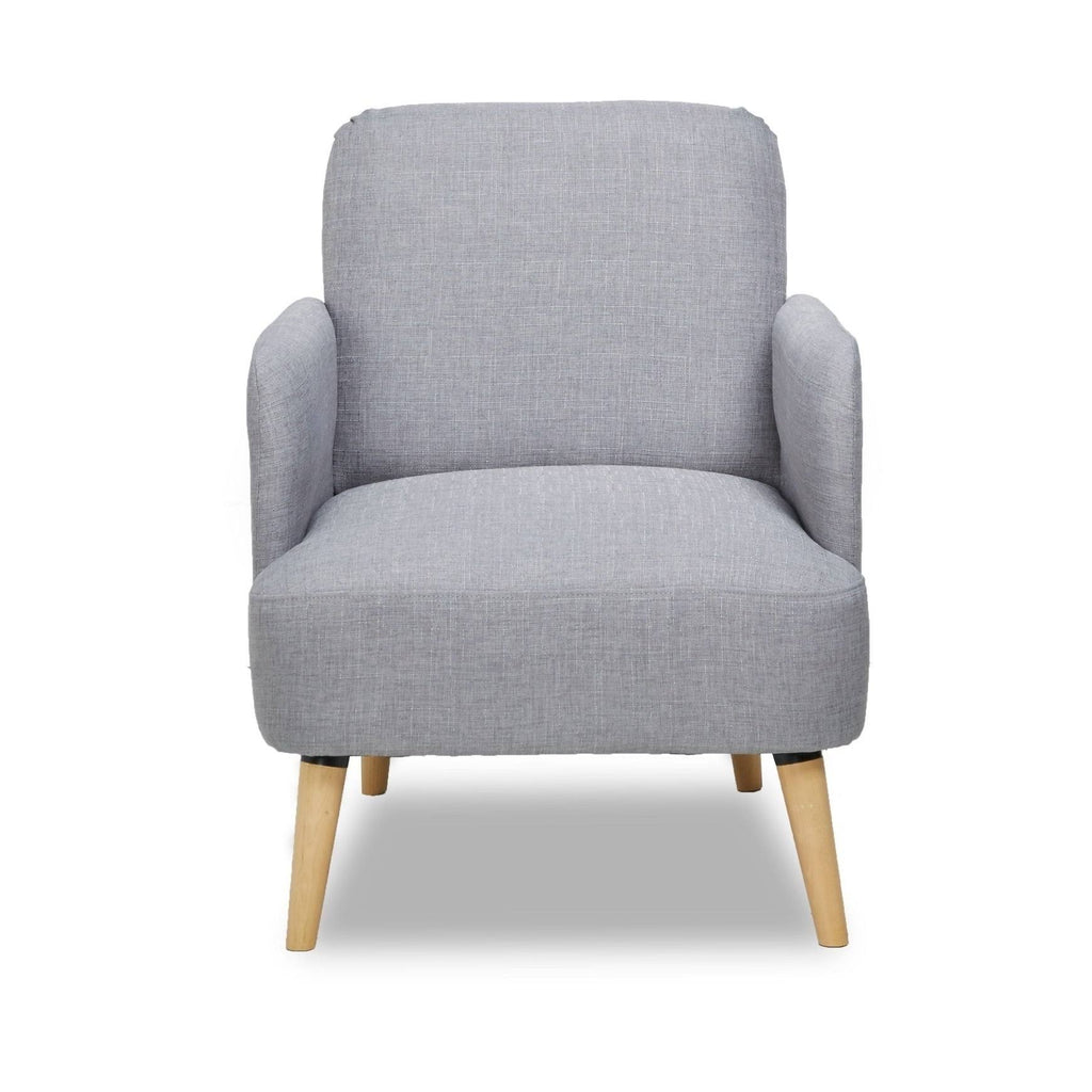 Grey Fabric Accent Chair O6566