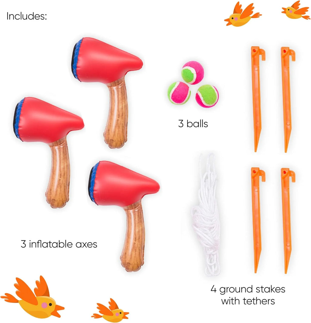 Inflatable Axe-Throwing and Ball-Toss Target Game K739