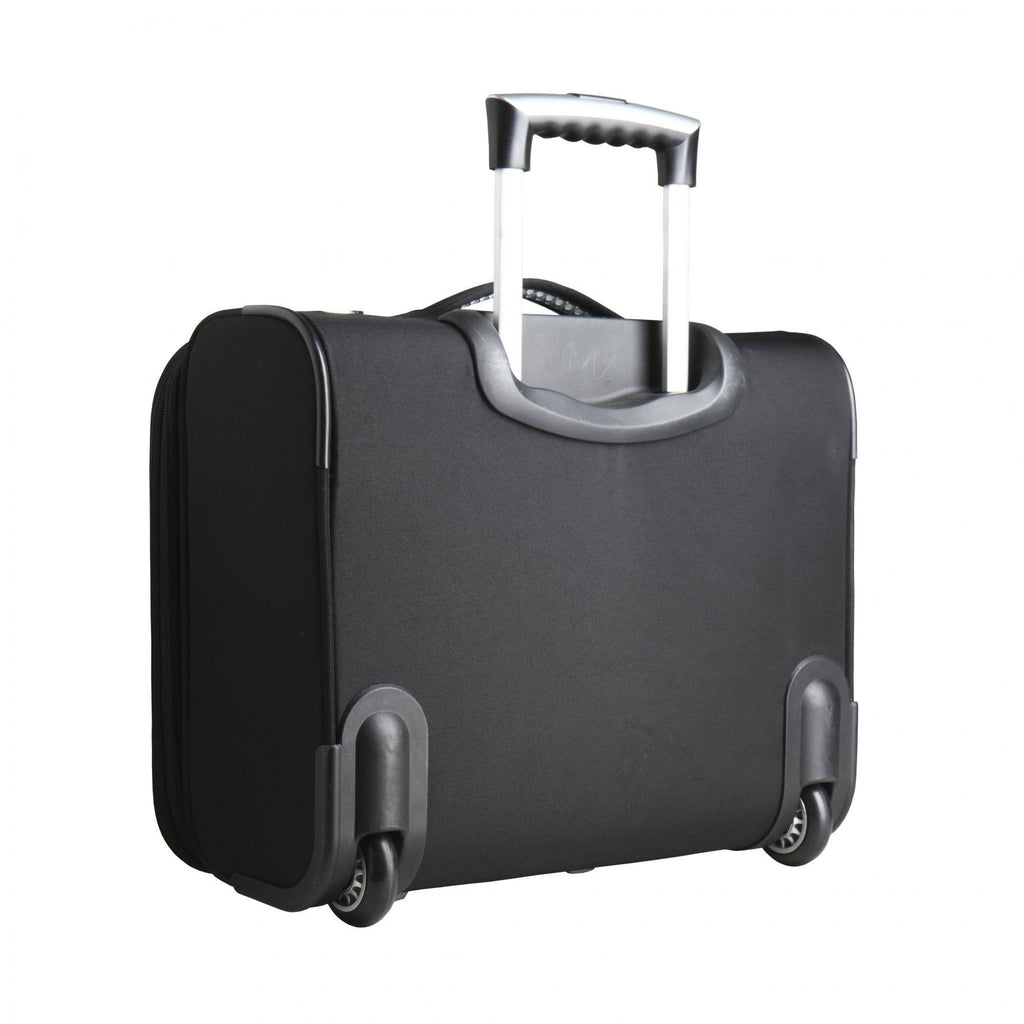 Black 14x22 2-Wheeled Laptop Travel Case Z381